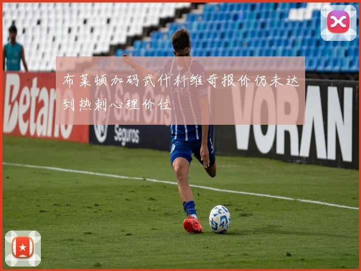 布莱顿加码武什科维奇报价仍未达到热刺心理价位